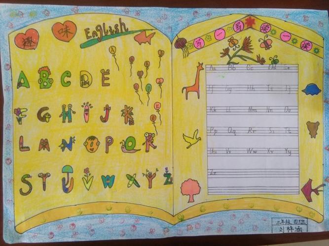 1到3年级英语手抄报 年级英语手抄报