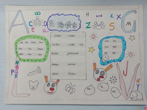 1到3年级英语手抄报 年级英语手抄报