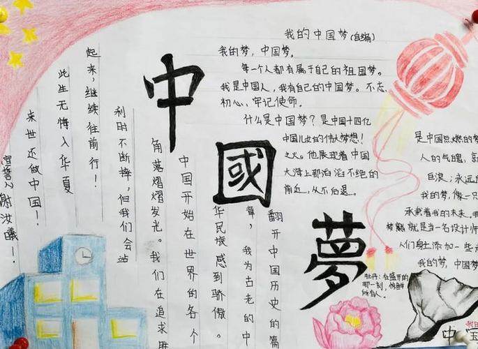 我的强国复兴梦手抄报 我的手抄报