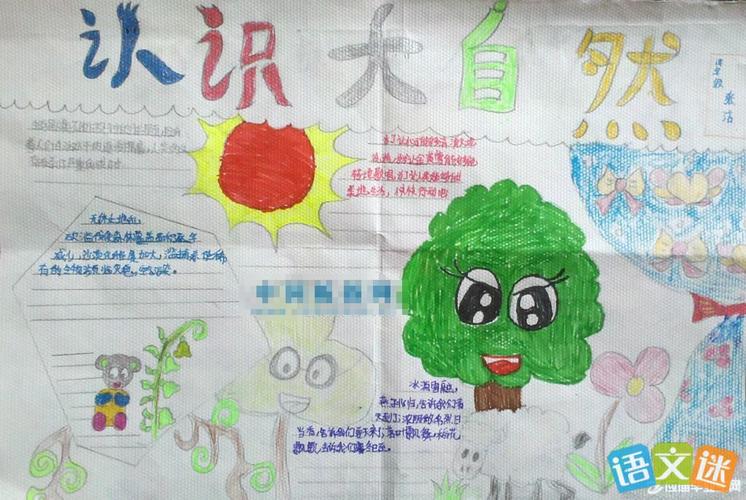 走进自然感受美丽手抄报 感受自然手抄报