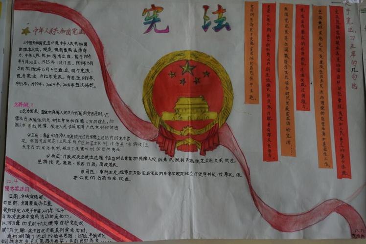 关于宪法资料手抄报 宪法手抄报
