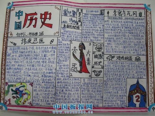 初一有关历史手抄报 初一历史手抄报