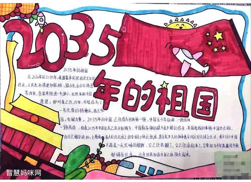 唱响我国2035年的样子手抄报 5年级手抄报