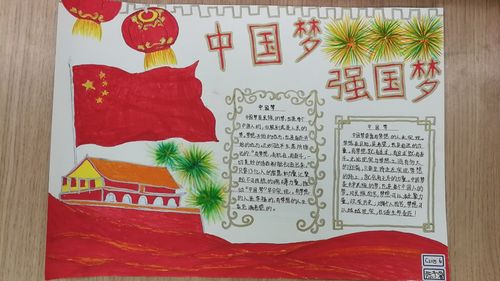少年梦强国梦简单漂亮的手抄报 简单漂亮的手抄报