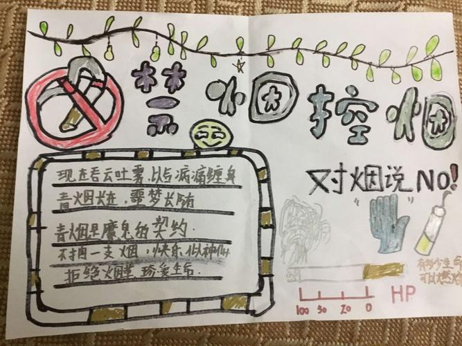 禁烟手抄报大全 禁烟手抄报大全简单版 小学生 