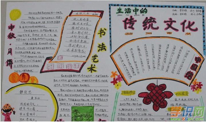 四年级国际文化节手抄报 四年级手抄报