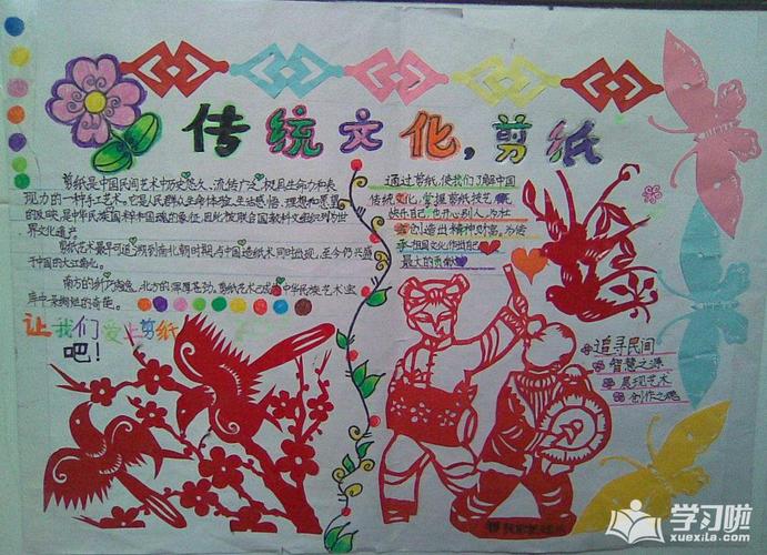 四年级国际文化节手抄报 四年级手抄报