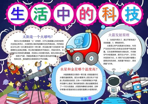 1 6年级科技一等奖手抄报 四年级科技手抄报