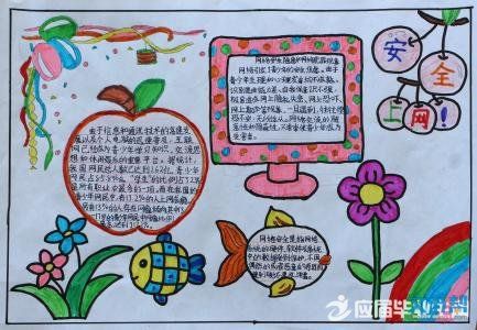 网络安全与健康手抄报 网络安全手抄报
