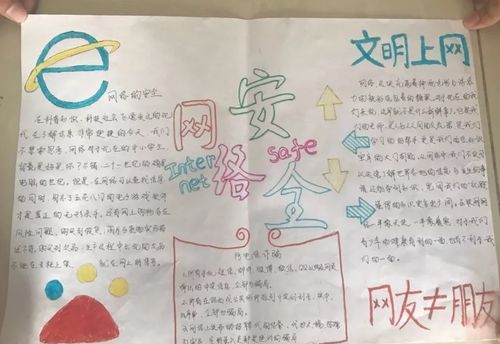 网络安全与健康手抄报 网络安全手抄报