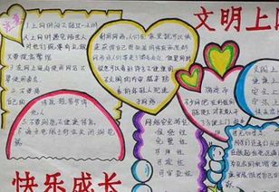 网络安全与健康手抄报 网络安全手抄报