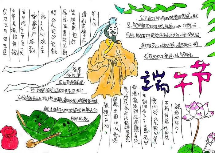 关于端午节三年级的手抄报 三年级的手抄报