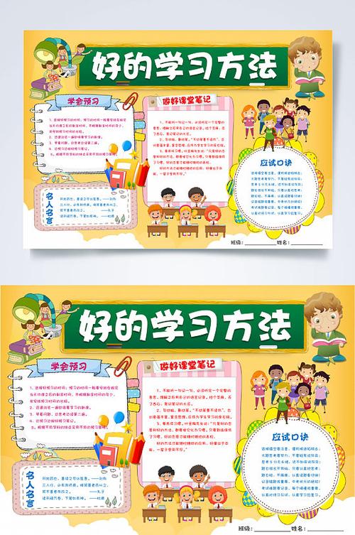 关于学习内容手抄报 学习手抄报