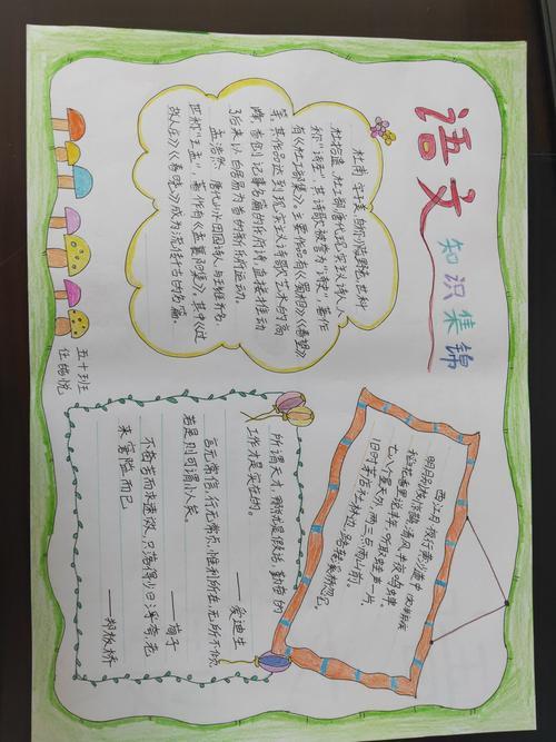 关于学习内容手抄报 学习手抄报