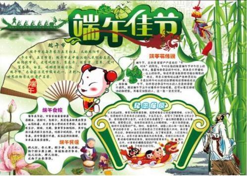 端午节一等奖手抄报 一等奖手抄报