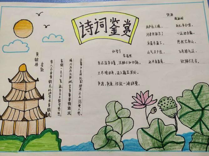 简单经典古诗文手抄报 经典诗文手抄报