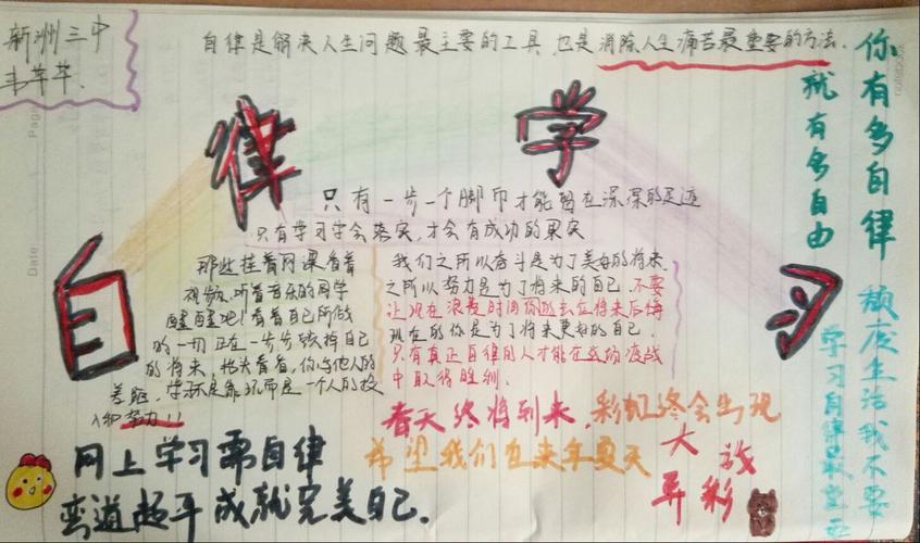 关于学习内容手抄报 学习手抄报