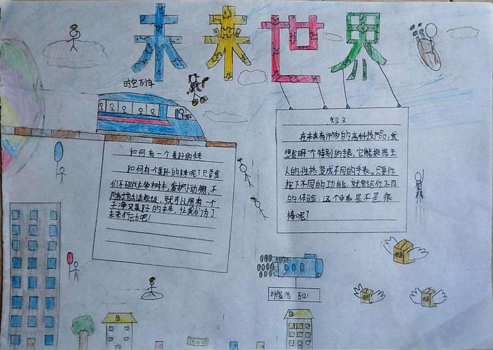 未来世界科学手抄报 未来世界手抄报