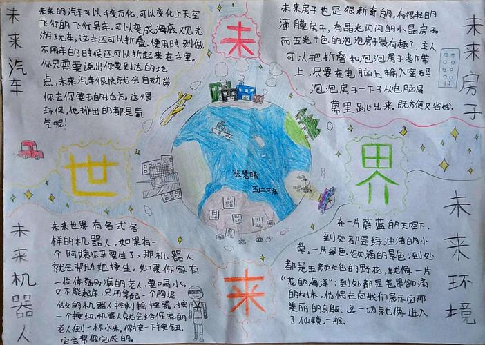 未来世界科学手抄报 未来世界手抄报