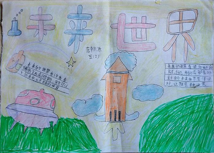 未来世界科学手抄报 未来世界手抄报