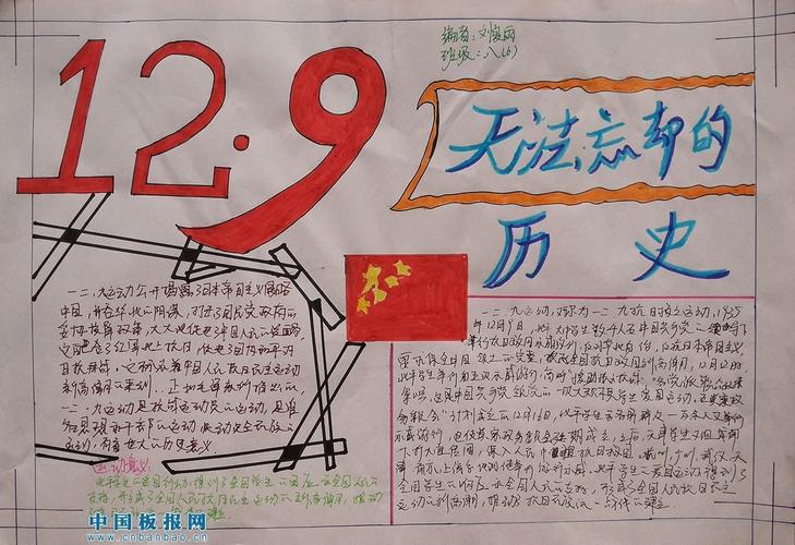 12.9简单的手抄报 简单的手抄报