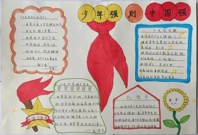 从小学先锋长大做锋手抄报 少年先锋队手抄报