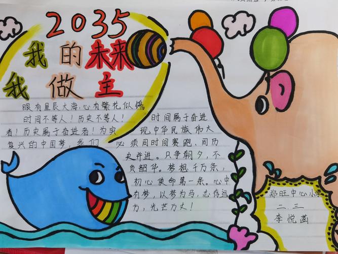 我的二0三五手抄报 我的手抄报