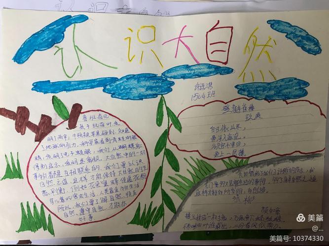 最简单漂亮的大自然手抄报 简单漂亮的手抄报