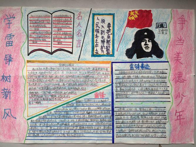 中国少年说手抄报 美德少年手抄报