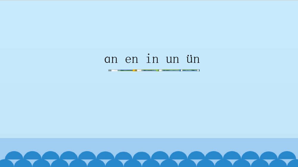 一年级人教版语文上册汉语拼音an en in un ün课件PPT