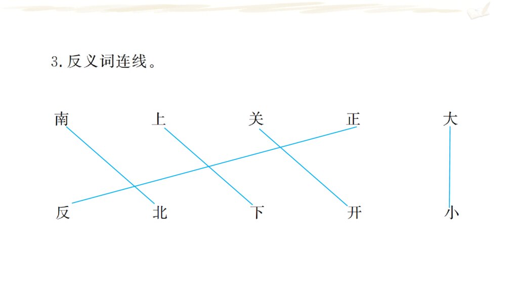 一年级人教版语文上册期中复习课件PPT9