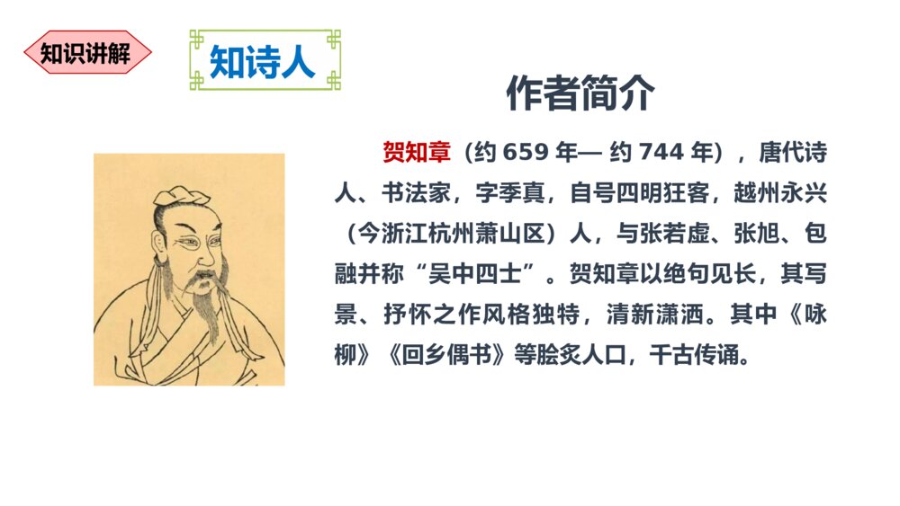 部编版语文二年级下册 咏柳 PPT课件pptx4