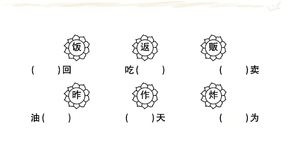 小学二年级语文下册 期中复习课件 PPT课件6