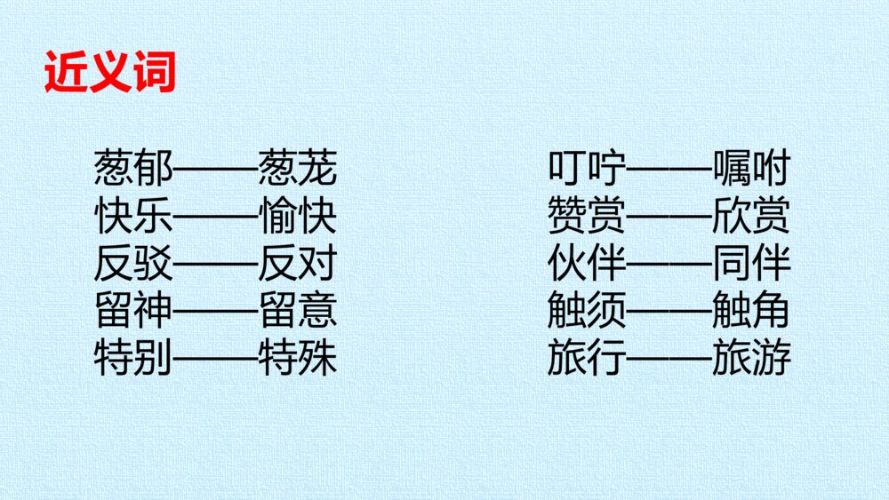 二年级语文下册 第四单元 复习课件PPT6