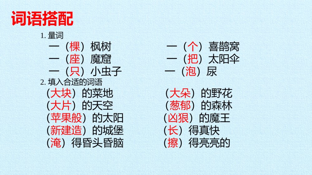 二年级语文下册 第四单元 复习课件PPT10