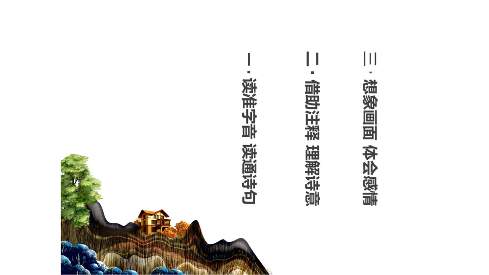 三年级上册第六单元 古诗三首 望天门山 PPT课件2