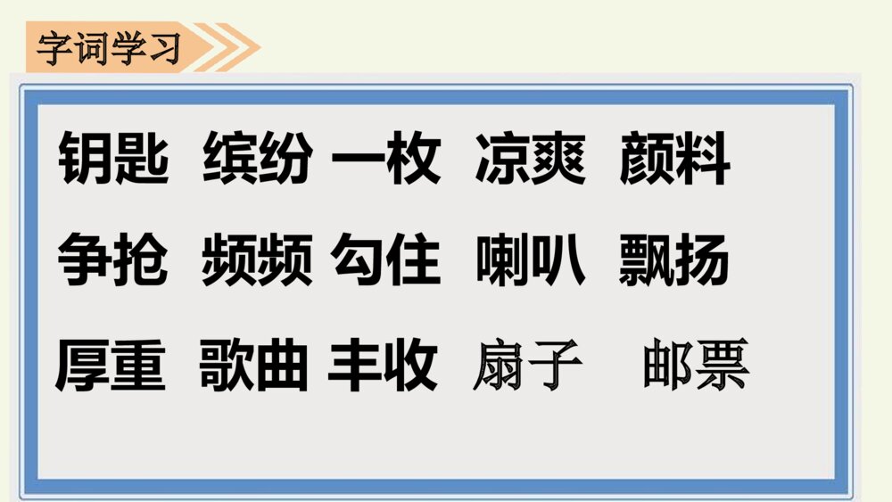 三年级语文上册 秋天的雨 PPT课件7