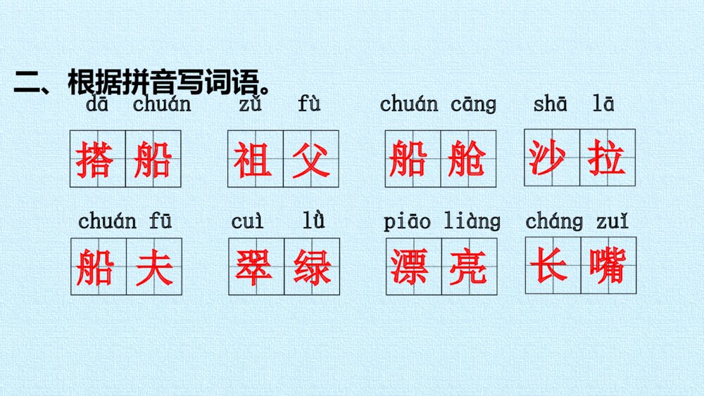 三年级语文上册 第五单元 复习课件PPT4