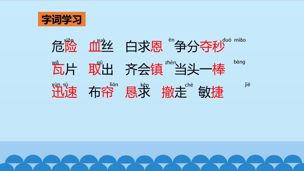 三年级语文上册第八单元 手术台就是阵地 PPT课件5