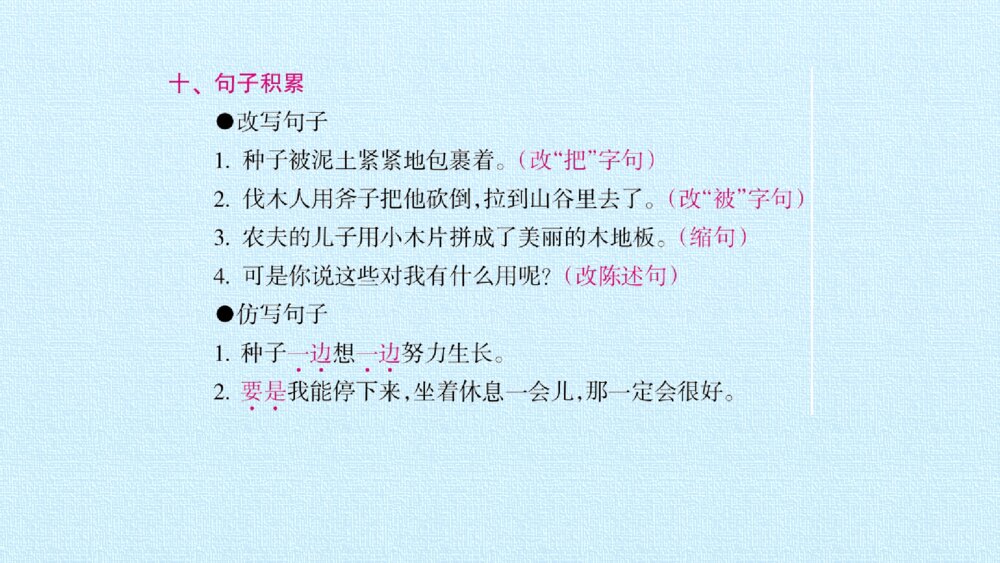 三年级语文上册 第三单元 复习课件PPT9