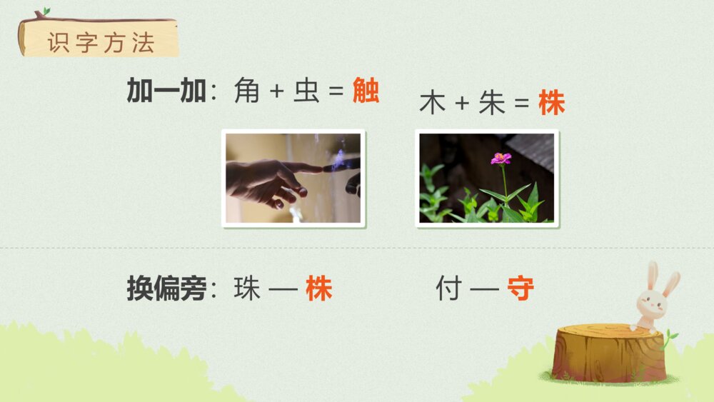 部编版三年级语文下册第二单元 守株待兔 PPT课件9