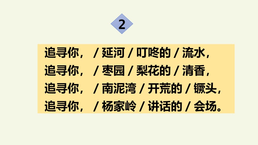 四年级语文上册 第七单元 延安，我把你追寻 PPT课件10