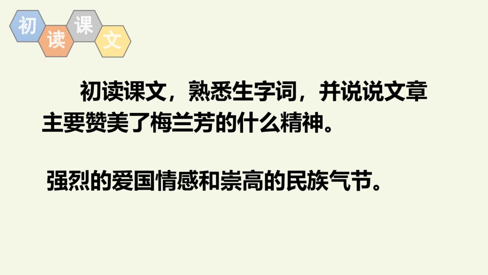 四年级语文上册 第七单元 23 梅兰芳蓄须 PPT课件6