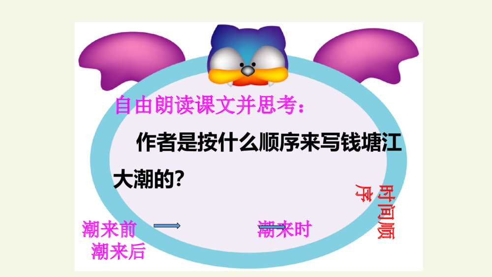 四年级语文上册 第一单元 观潮 PPT课件8