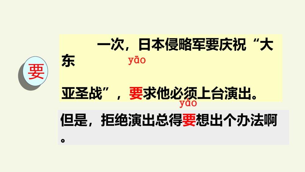 四年级语文上册 第七单元 梅兰芳蓄须PPT课件6