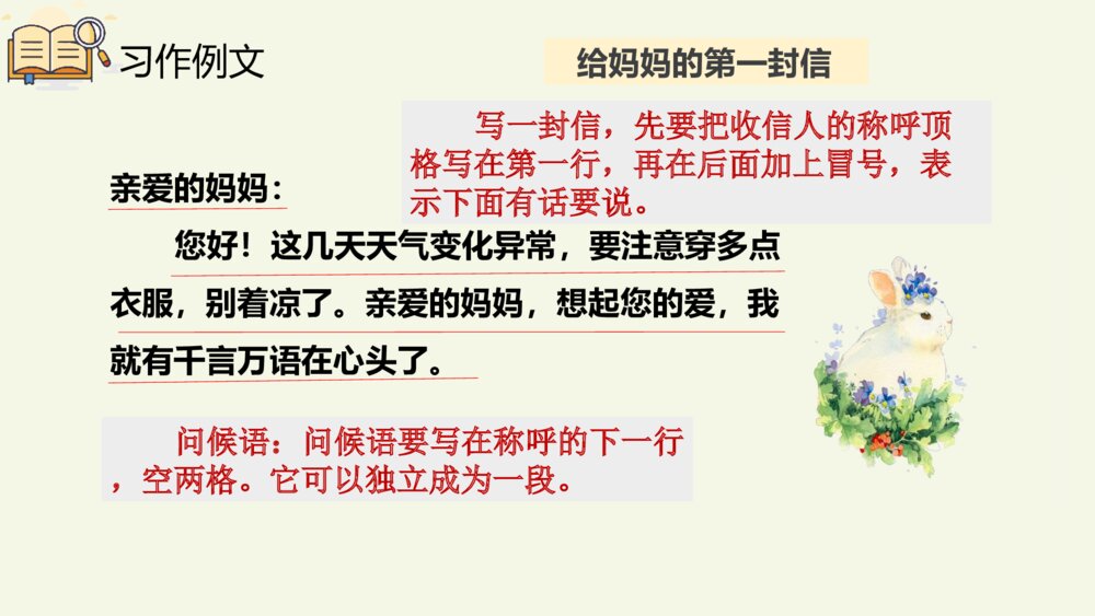 四年级语文上册 第七单元 习作:写信 PPT课件4