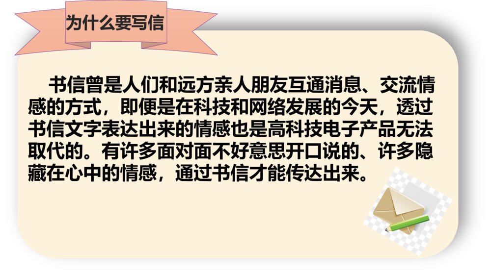 小学语文四年级上册 第七单元 习作 写信 PPT课件2