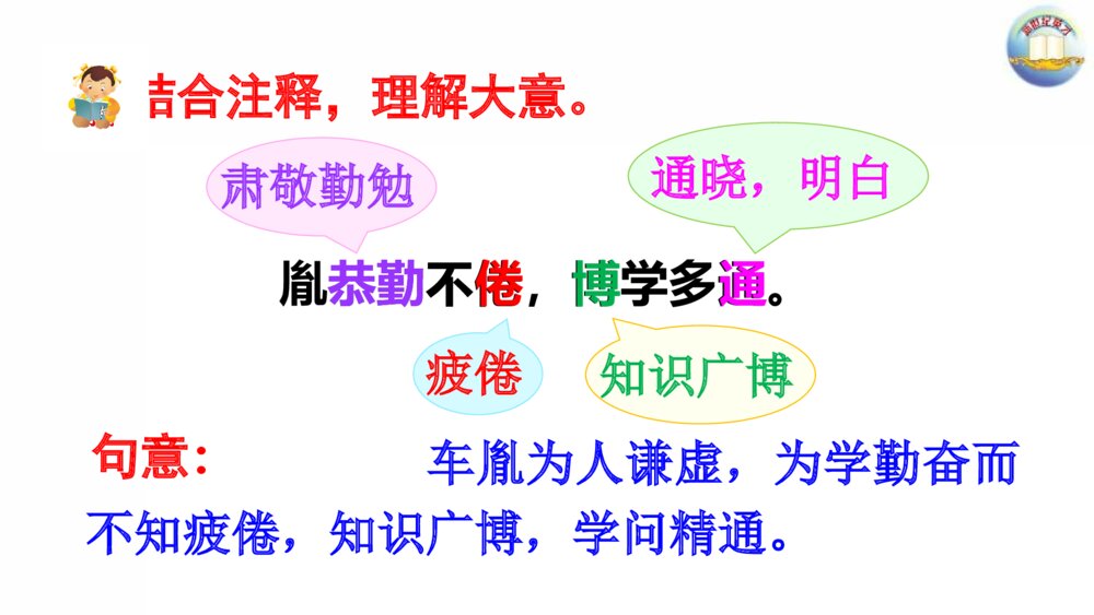 四年级语文下册 18 文言文二则 囊萤夜读PPT课件8