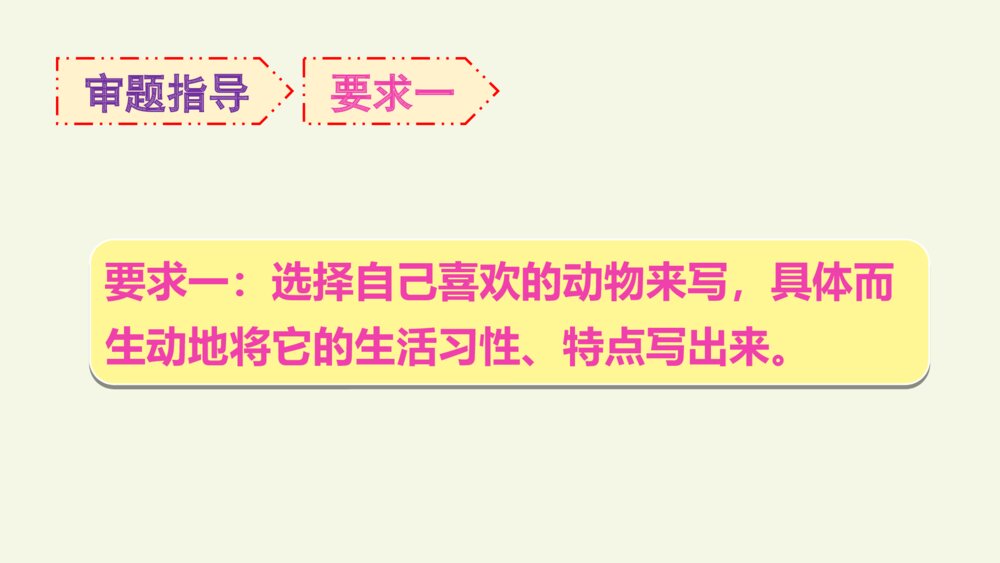 四年级语文下册 第四单元 习作 “我的动物朋友”PPT课件9