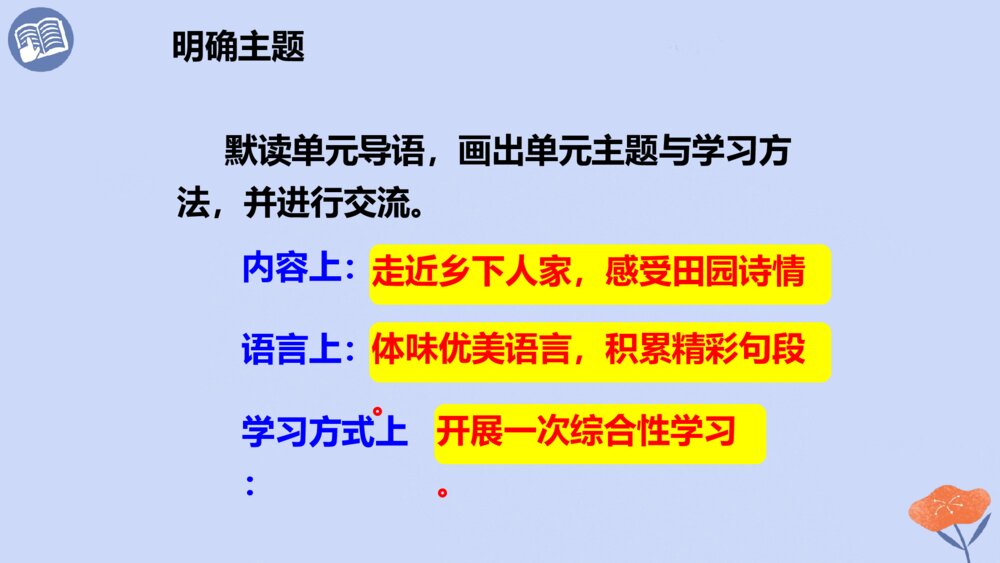 四年级语文下册 第一单元 2、乡下人家 PPT课件2